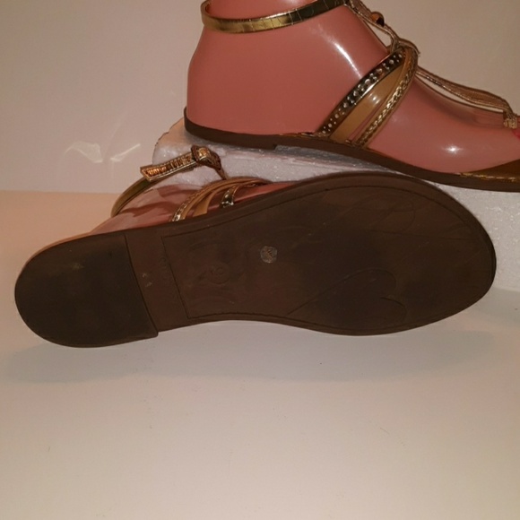 Sam & Libby faux cork sandals beach ⛱ summer casual dress - Picture 4 of 4